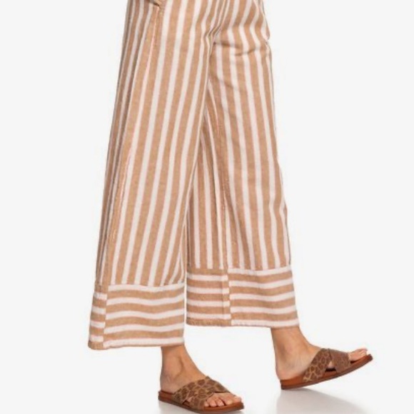 Roxy Wide Leg Linnen Pants - Picture 4 of 5